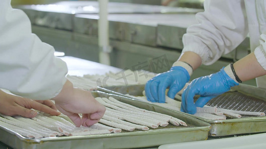 线路板加工摄影照片_食品生产线食品加工