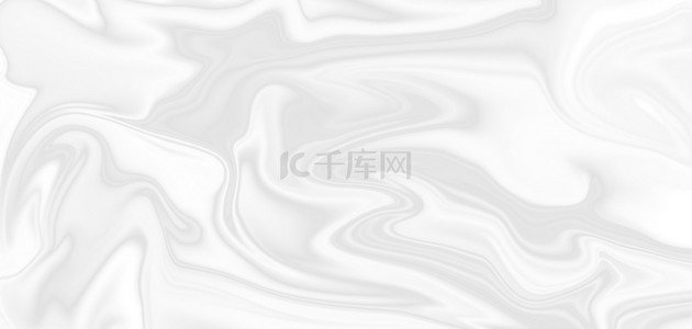 液态抽象白色流体背景banner