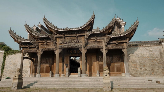南京夫子庙秦淮河风光带古秦淮牌坊摄影图配图中国西北部宁夏回族自治