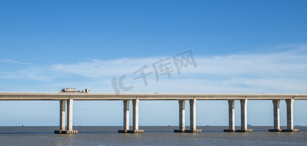 瑞安市跨江大桥摄影图配图