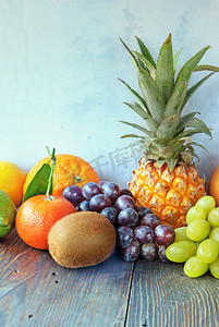 健康的水果背景