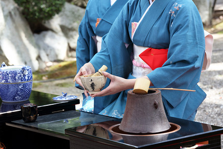 日本绿茶仪式