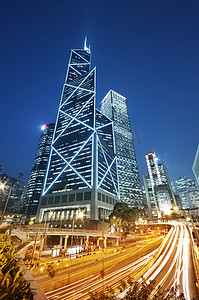 玻璃模糊摄影照片_在香港 skyscrapesr