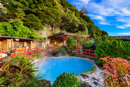 地狱摄影照片_日本别府温泉