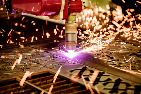 CNC金属激光等离子切割，现代工业技术.