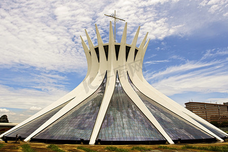 南大河州摄影照片_巴西利亚大教堂-巴西首都