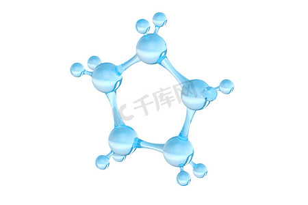 对象图标摄影照片_分子，3d 渲染