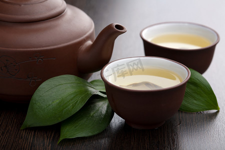 桂花乌龙茶茶叶摄影照片_绿茶 绿茶