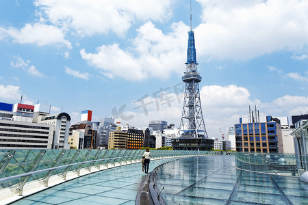 日本城市天际线与名古屋塔