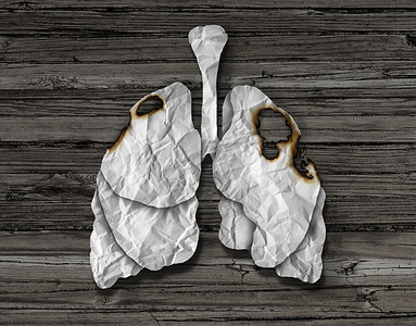 人肺癌癌概念