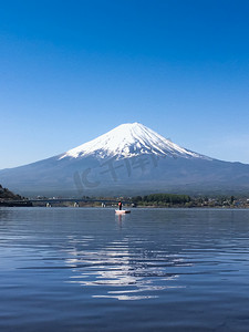 河口湖湖山梨日本富士山