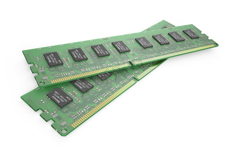 散热器摄影照片_Ddr3 内存模块 1