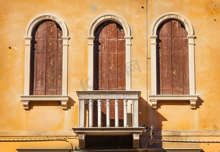 详细信息的 windows，威尼斯，意大利