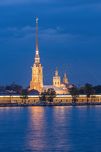 俄罗斯文化摄影照片_彼得和 Paul Fortress 在圣彼得堡，俄罗斯