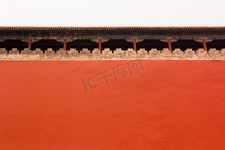 高壁周围故宫，北京，中国