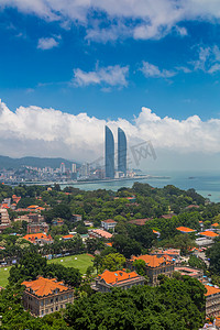 中国、亚洲厦门鼓浪屿风景                      