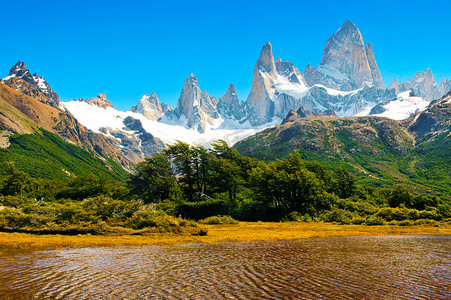 naturen landskap i Patagonien, argentina