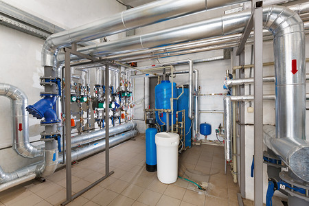 过滤器摄影照片_现代泵站与工业水处理系统