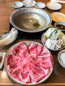 日本豆腐摄影照片_神户牛肉肉