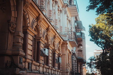 美丽的建筑在乌克兰敖德萨