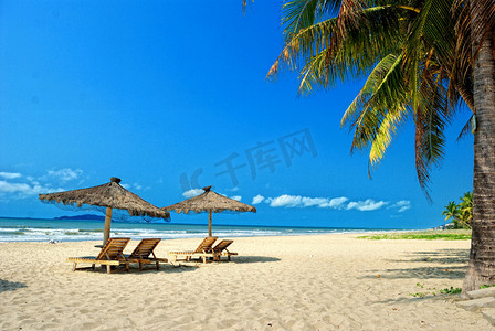 海滩动态壁纸摄影照片_海南三亚的海滩