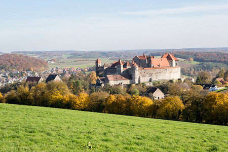 德国巴伐利亚州的城堡 Harburg