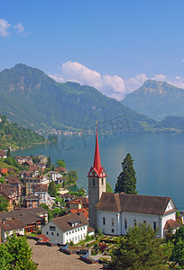 瑞士卢塞恩湖，维吉斯