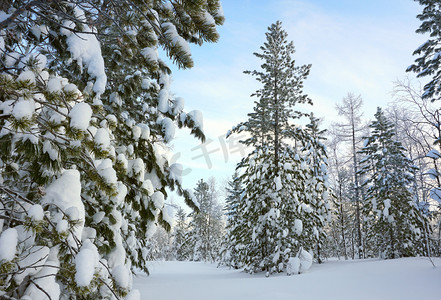 天空摄影照片_冬季景观