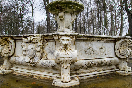 阿蓝赫斯摄影照片_宫殿的阿兰胡埃斯的观赏喷泉