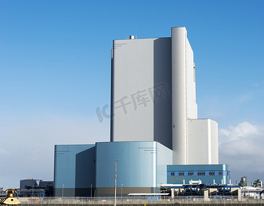 电厂画册摄影照片_燃煤电厂对 Maasvlakte 