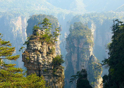 张家界国家公园，中国。阿凡达山