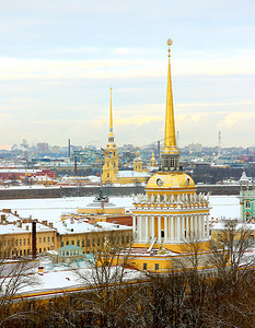 古典主义摄影照片_冬天圣彼得斯堡