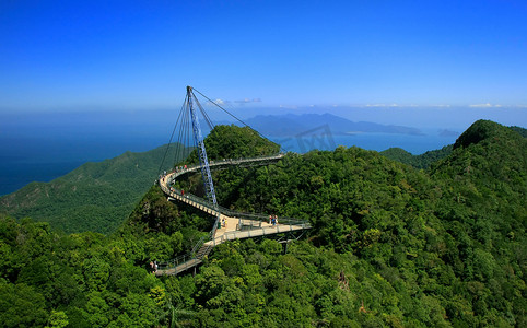 马来西亚浮罗交怡岛 兰卡威天空桥
