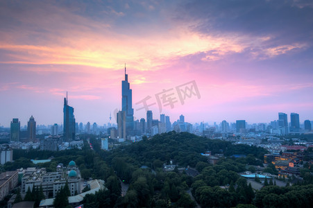 Sunset Above The Zifeng Tower