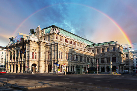 午夜剧场摄影照片_维也纳国家歌剧院