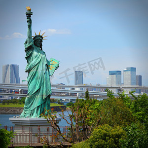 水台摄影照片_Tokyo Statue of Liberty