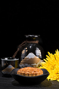 中秋摄影照片_中国传统食品-月饼