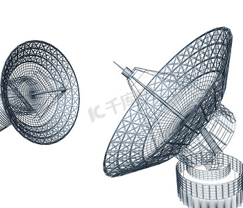 receiver摄影照片_Satellite dishes