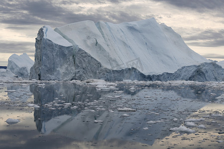 全球变暖摄影照片_自然和风景的格陵兰岛