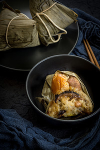 端午中国传统摄影照片_粽子或中国传统糯米水饺