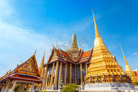 曼谷摄影照片_玉佛寺-曼谷，泰国的翡翠佛庙