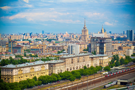 莫斯科 — — 历史文化区。铁路的前景
