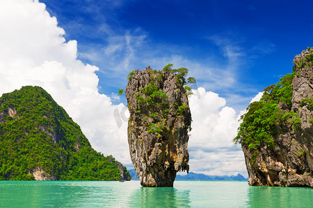 亚洲泰国摄影照片_James Bond Island，Phang Nga，泰国