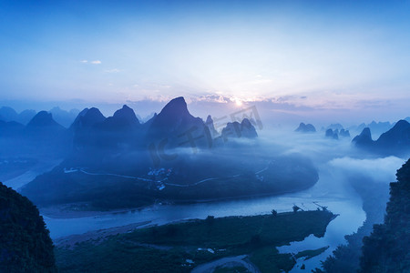 桂林山水中国山景观