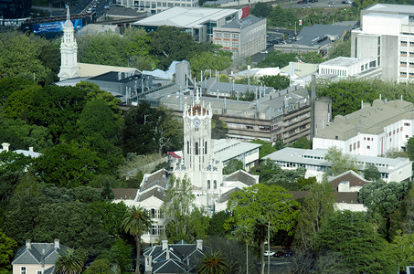 新时代学习摄影照片_奥克兰大学新西兰新西兰的鸟瞰图