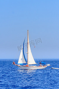 游艇。海景。希腊