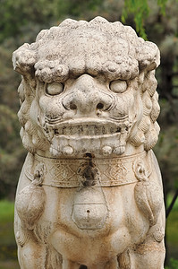 中国传统狮子雕塑
