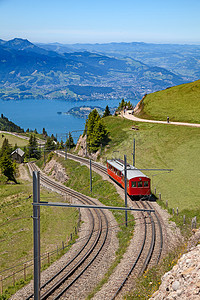 欧洲铁路摄影照片_瑞士高山铁路