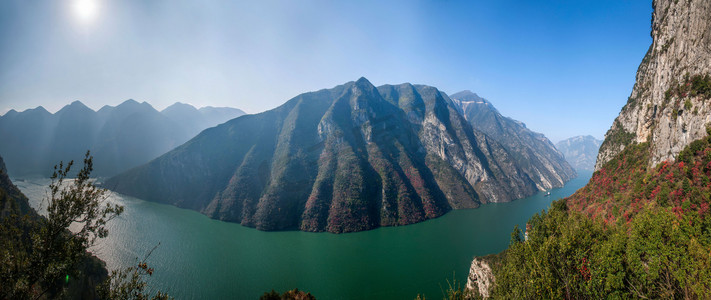 长江的正源摄影照片_长江三峡巫峡