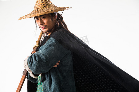 武侠斗笠摄影图片-武侠斗笠摄影作品-千库网